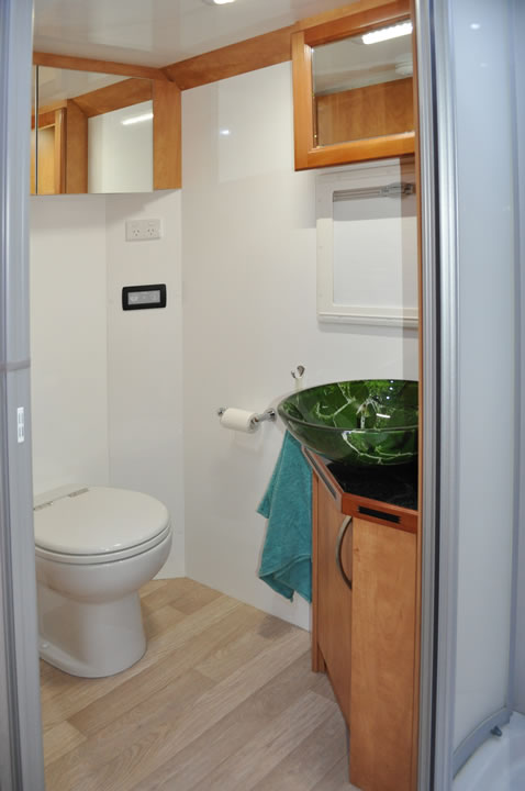 Wirraway 260 SL Motorhome Showing the slideout room